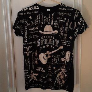 George Strait tee shirt